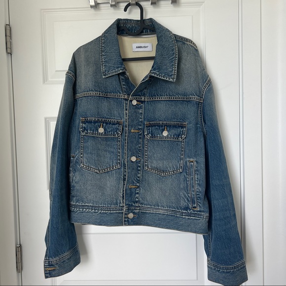 AMBUSH® UNTITLED LOGO DENIM JACKET SIZE 1 - Picture 9 of 16